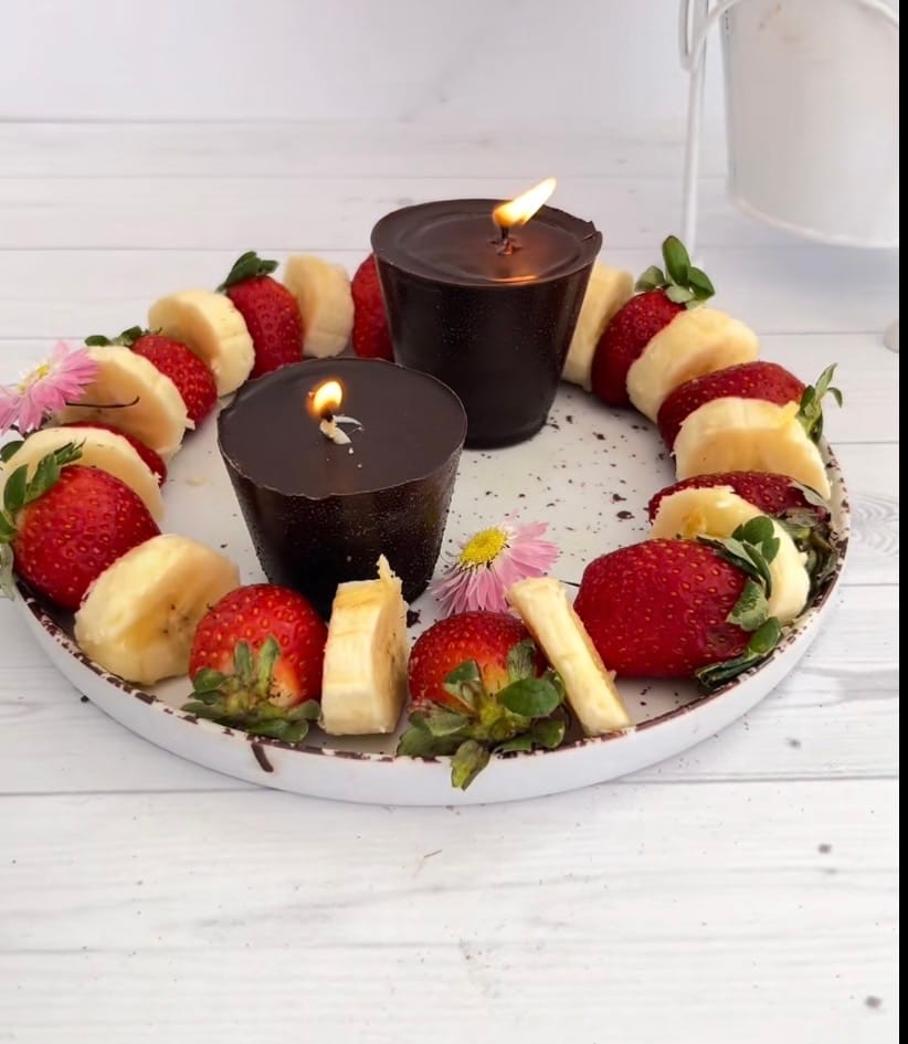 Customer photo review of El Arte de las Velas Comestibles