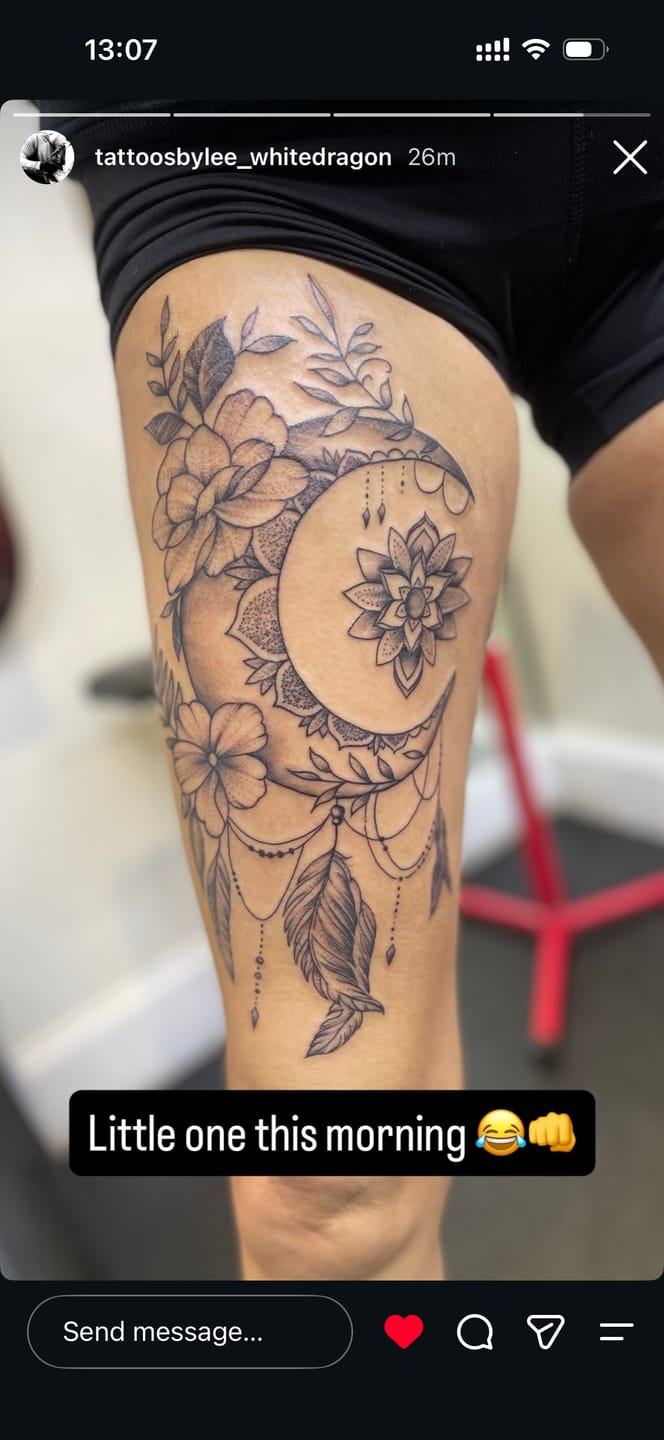 Customer photo review of TattooNumbx Numbing Cream