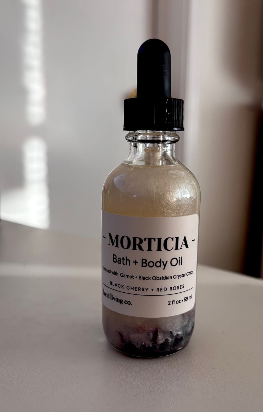Customer photo review of MORTICIA Bath & Body Oil
