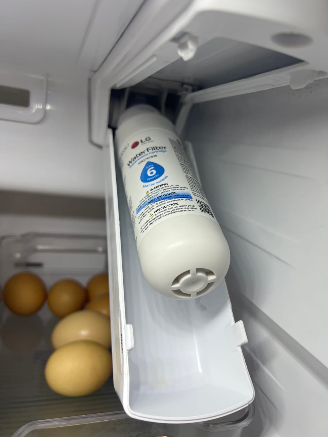 Customer photo review of LG LT1000P Refrigerator Water Filter