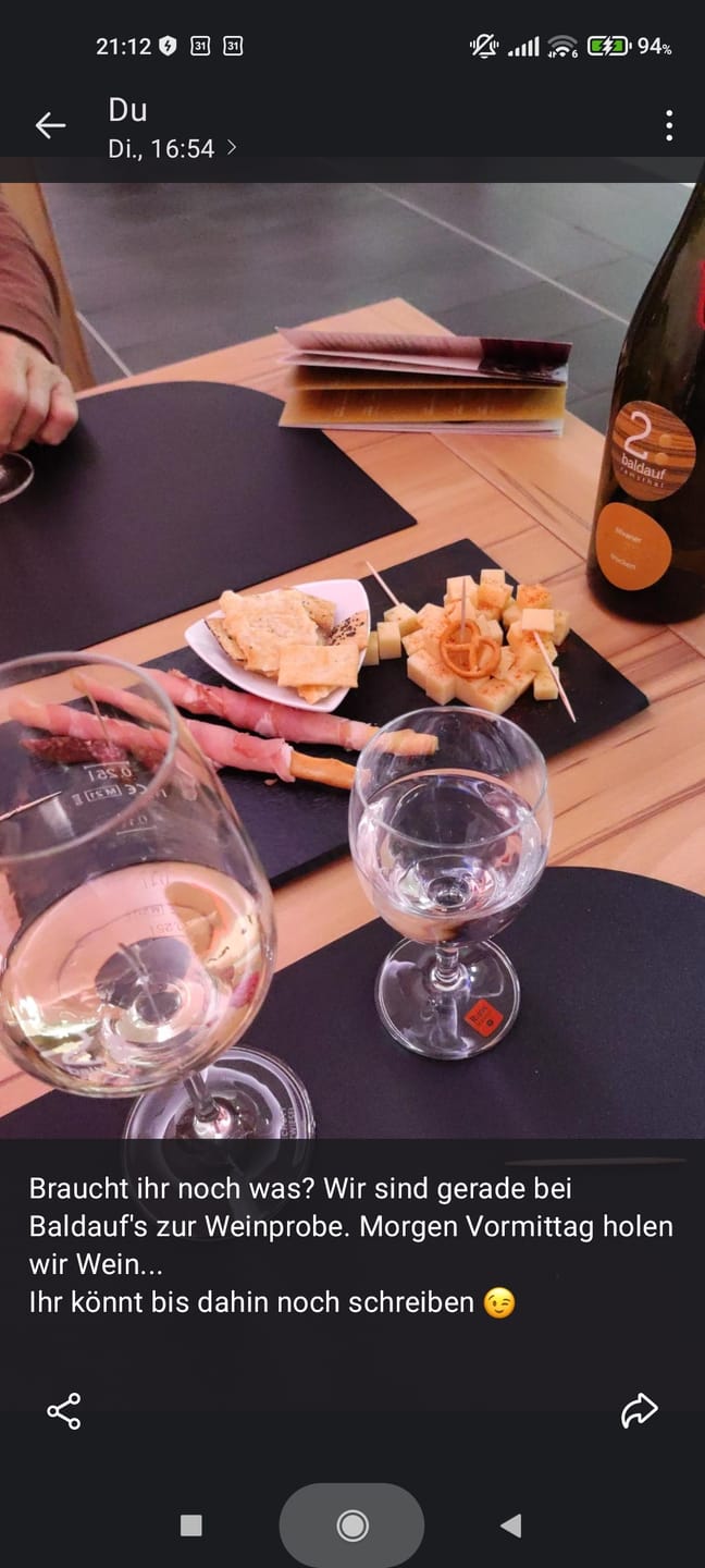 Customer photo review of WEINGUT LIVE TOUR jeden Dienstag 15 Uhr (nur nach Anmeldung)