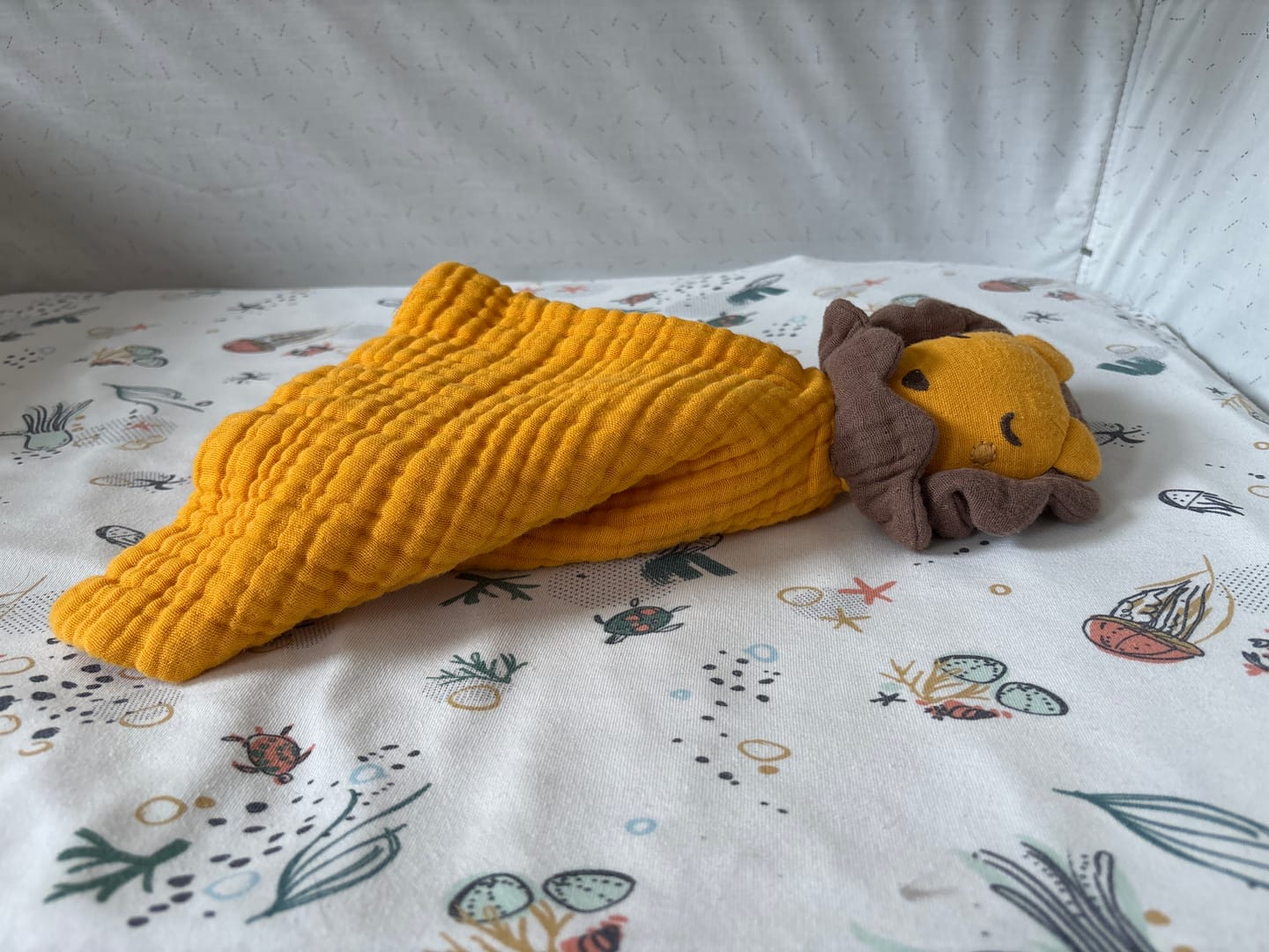 Customer photo review of Golden Lion Organic Baby Comforter