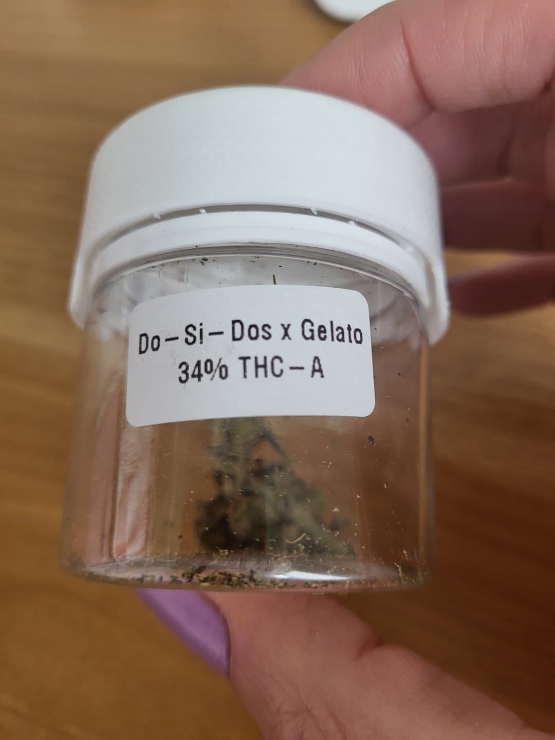 Customer photo review of THC-A 34% Blüten Do-Si-Dos x Gelato
