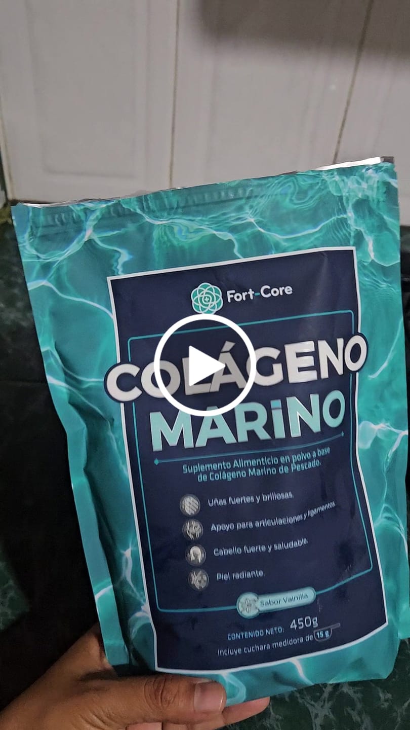 Customer video review of Colágeno marino Fort Core | 450 g