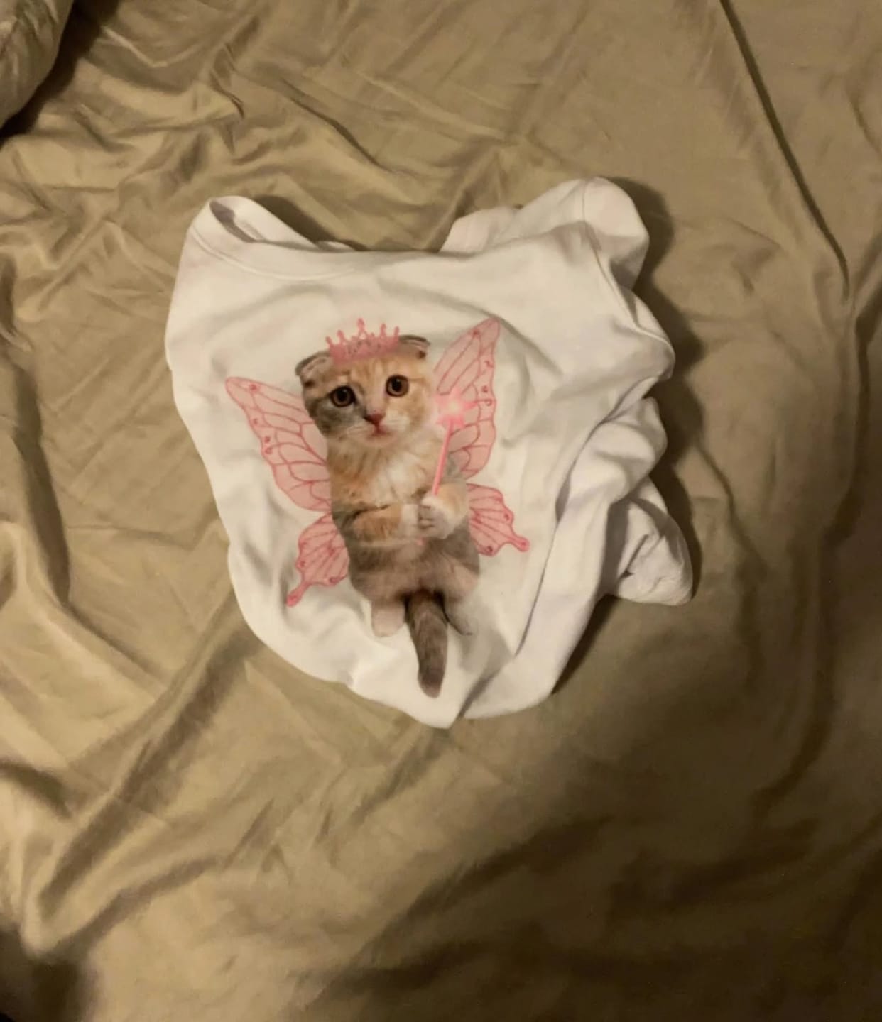 Customer photo review of Polera Mi Hada Madrina — (mujer, blanca)