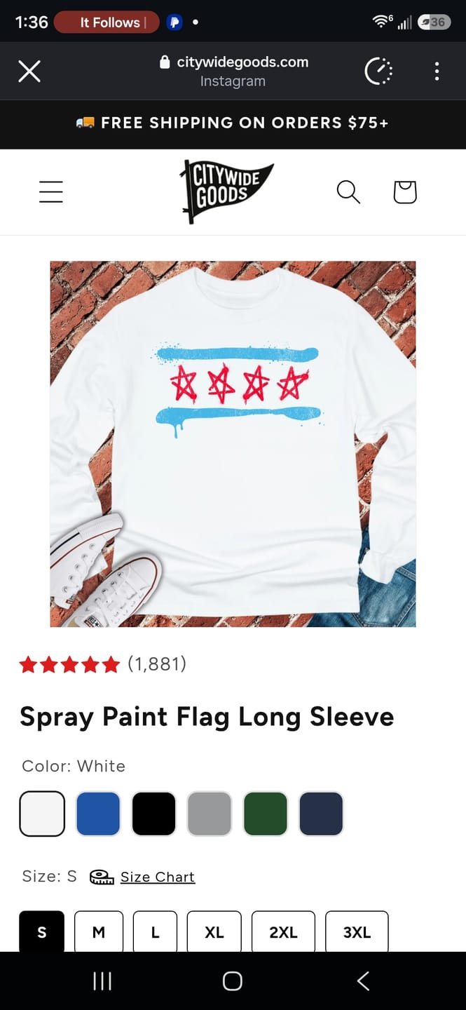 Customer photo review of Chi Town Beanie Long Sleeve
