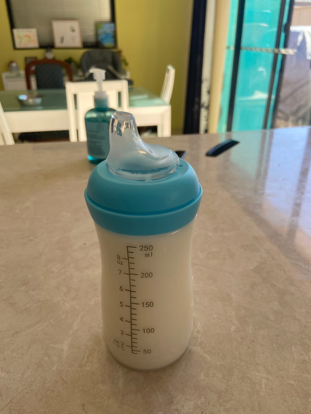 Customer photo review of The One Sippy Teat Cup 250ML (9M+) (Twin Pack)