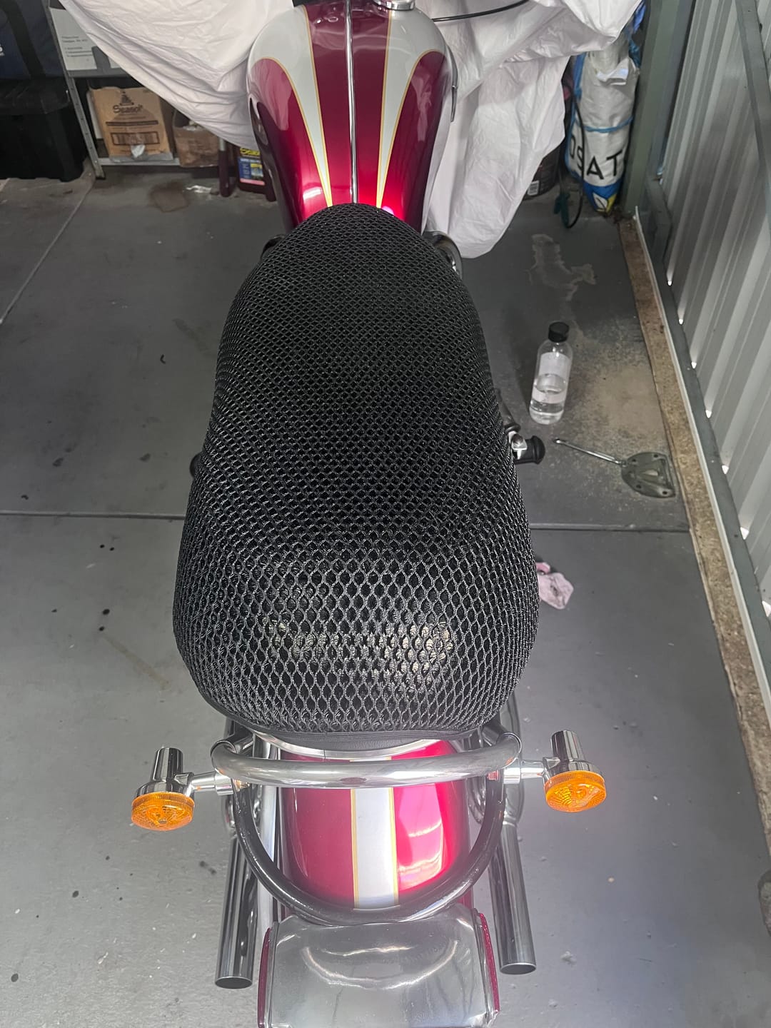 Customer photo review of Wind Rider Seat Cover