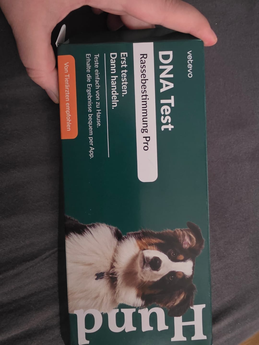Customer photo review of DNA Test Rassebestimmung Pro Hund