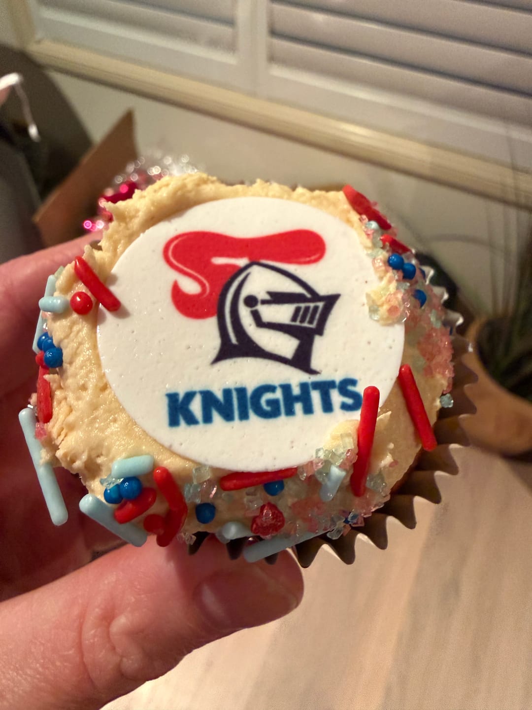 Customer photo review of Newcastle Knights NRL Club - Edible Icing Images