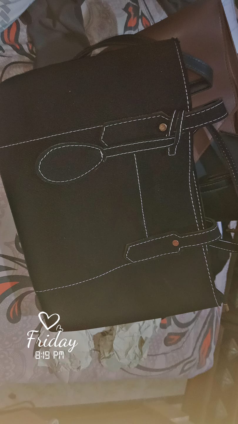 Customer photo review of Black Belle The Nine Fold Tote Bag