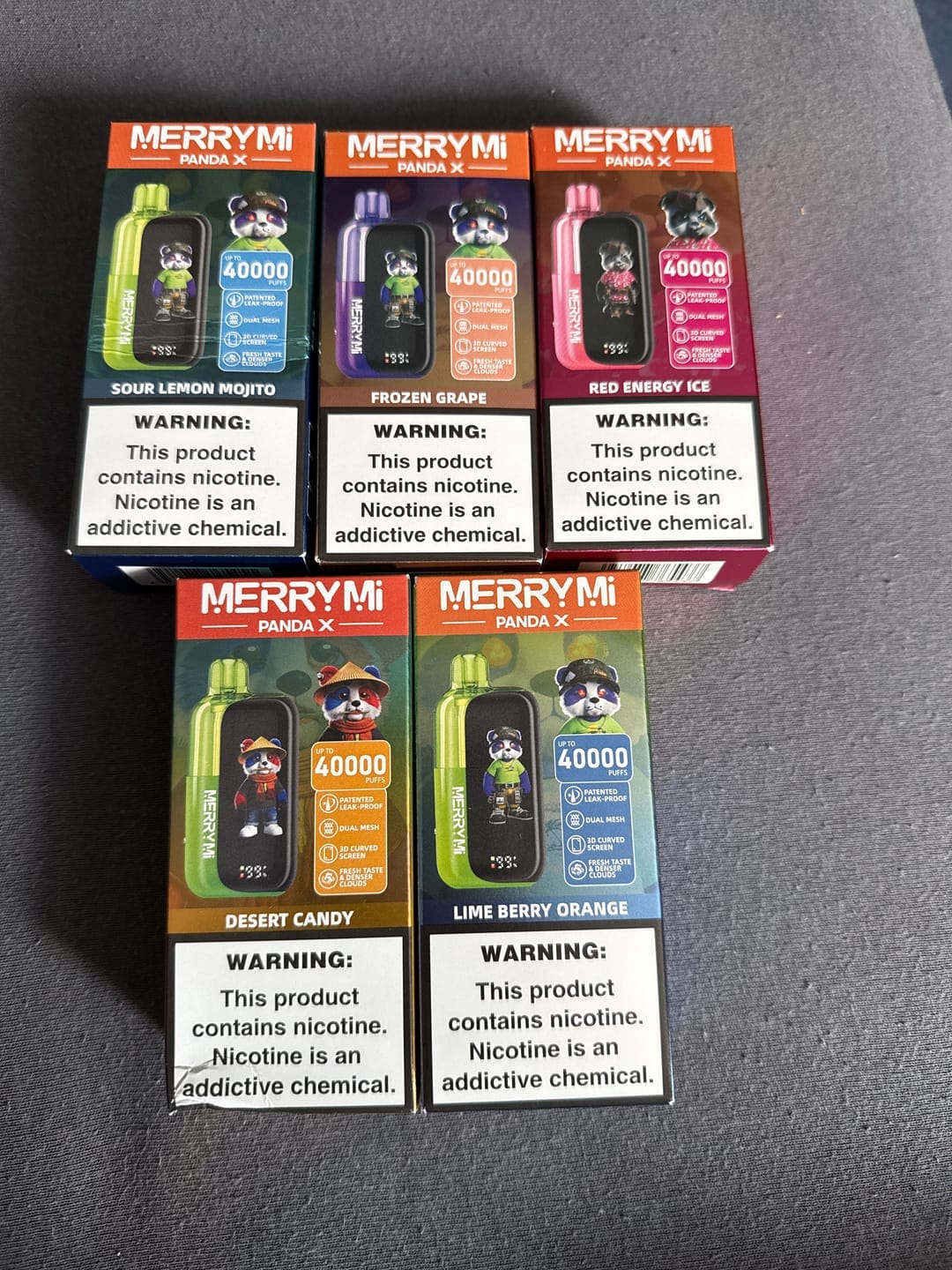 Customer photo review of Jednorazówki MERRYMI Panda X 40K Buchów - E papieros 5%