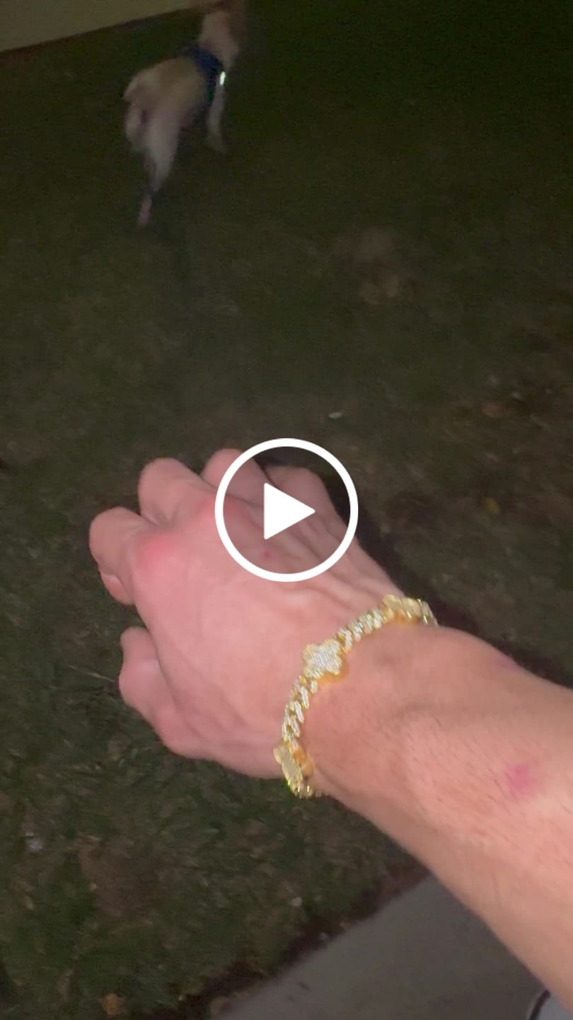 Customer video review of 8MM Four Leaf Moissanite Cuban Link Bracelet 14K Gold