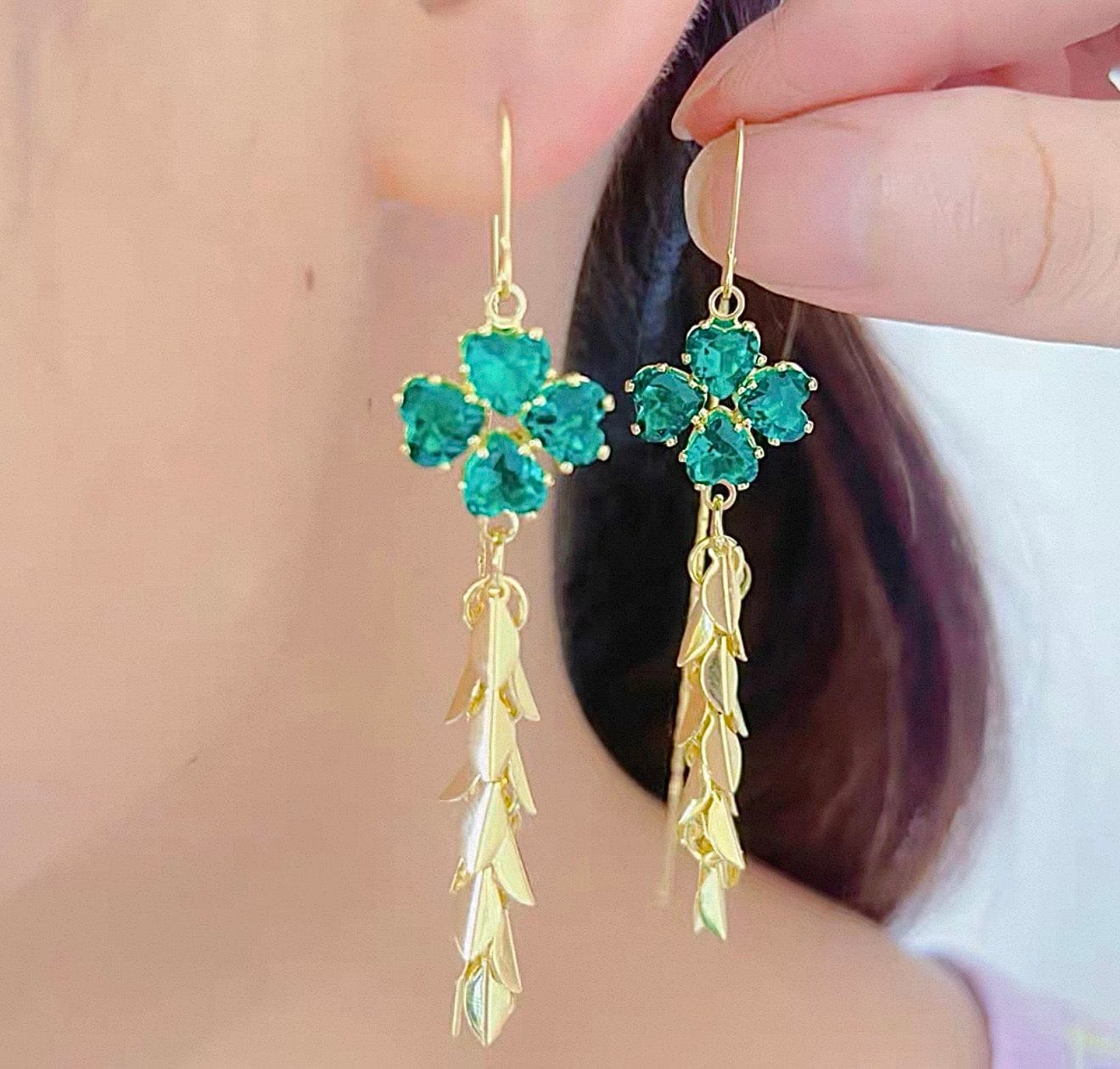 Customer photo review of Venus Earrings