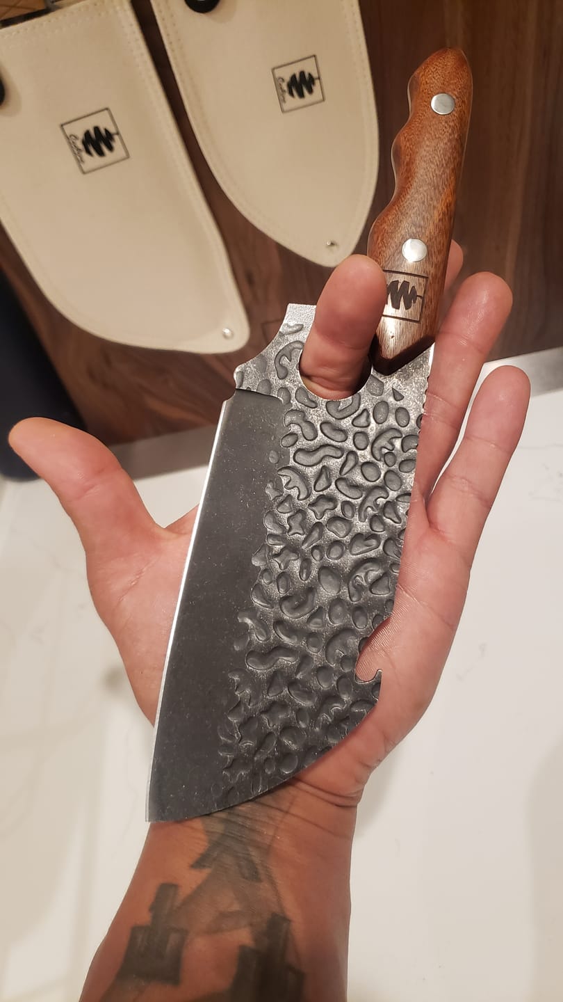 Customer photo review of Shark 5.8" Cleaver Knife