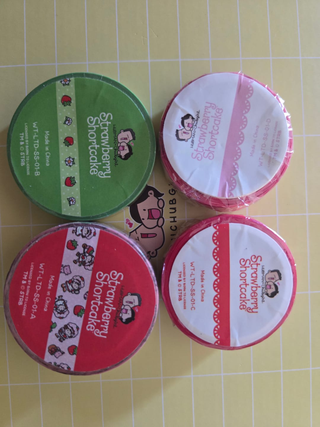 Customer photo review of Strawberry Shortcake Washi Tapes (Set of 4)