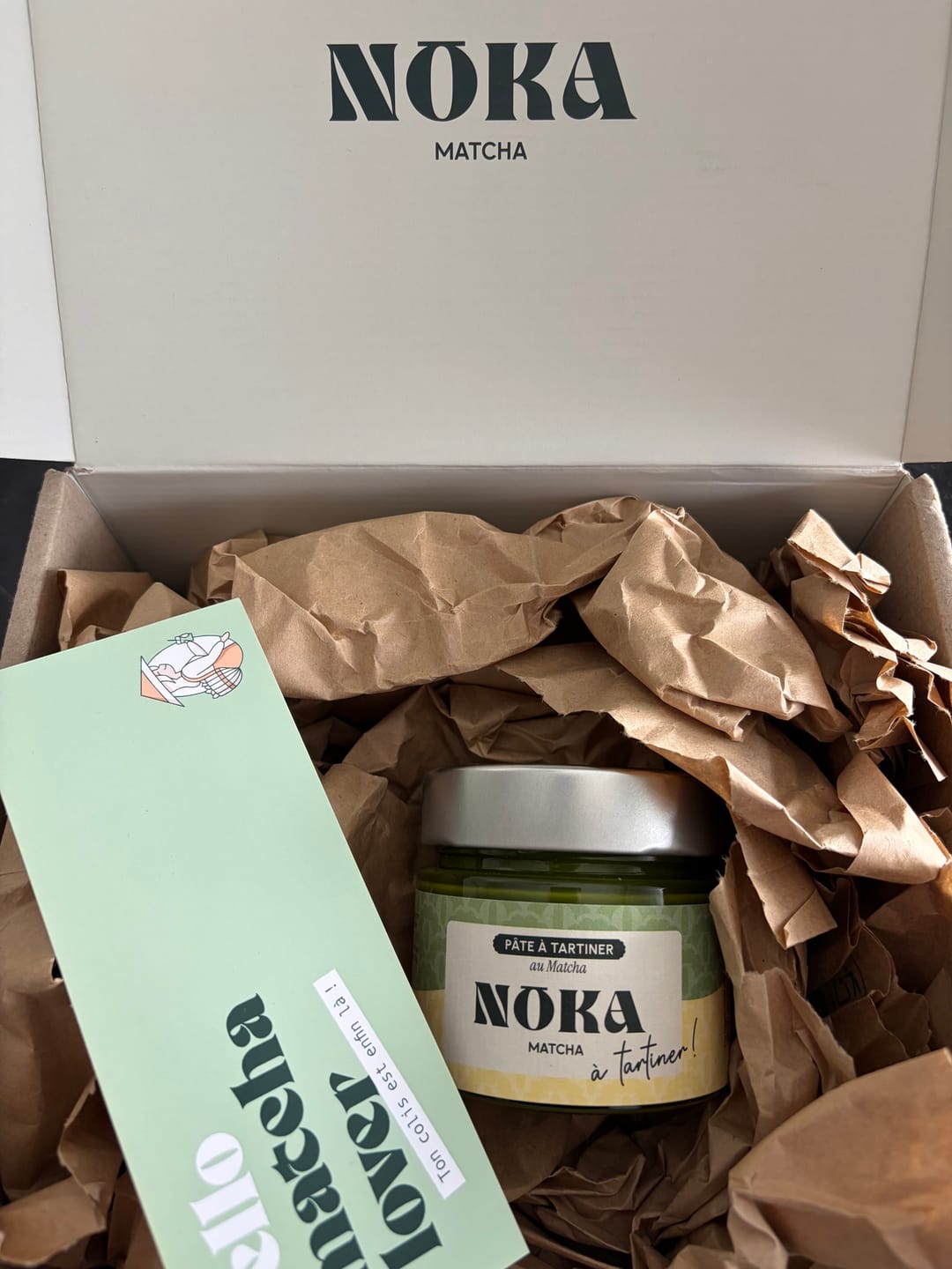 Customer photo review of Noka à tartiner - Pâte à tartiner au matcha