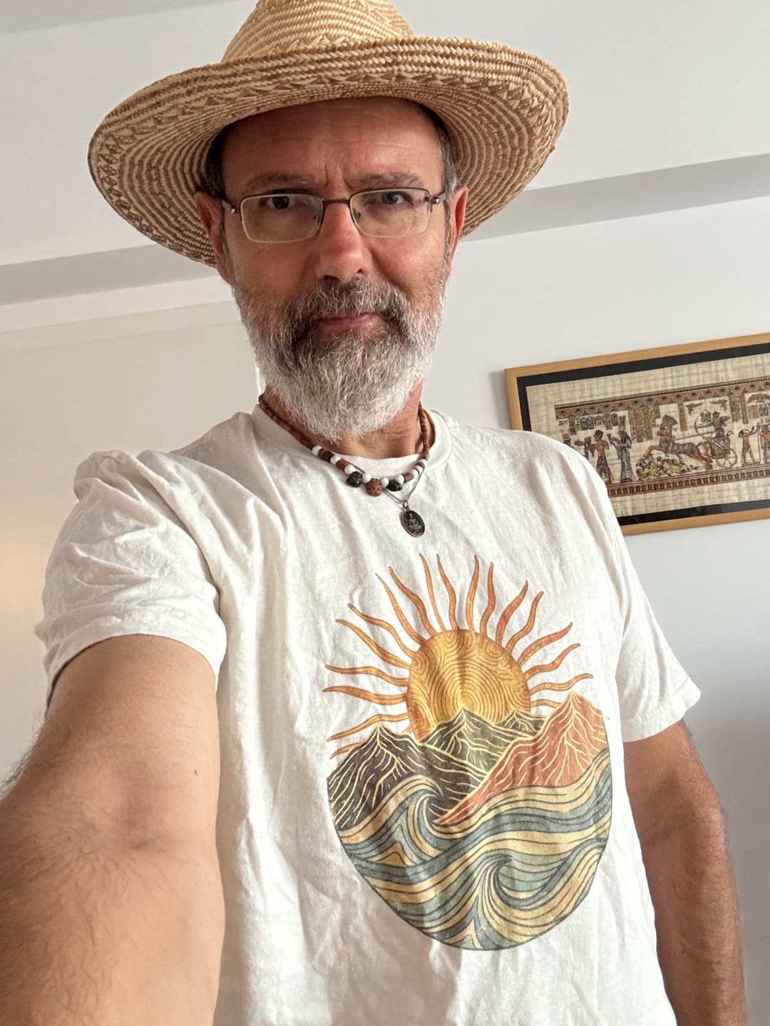 Customer photo review of Sunlit Tides T-Shirt