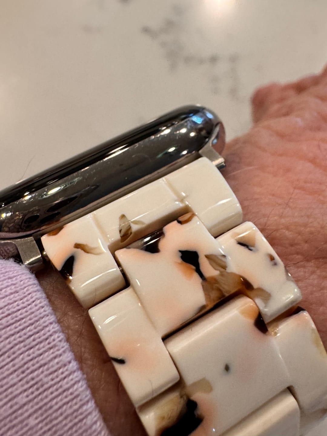 Customer photo review of Perla Ceramic Strap