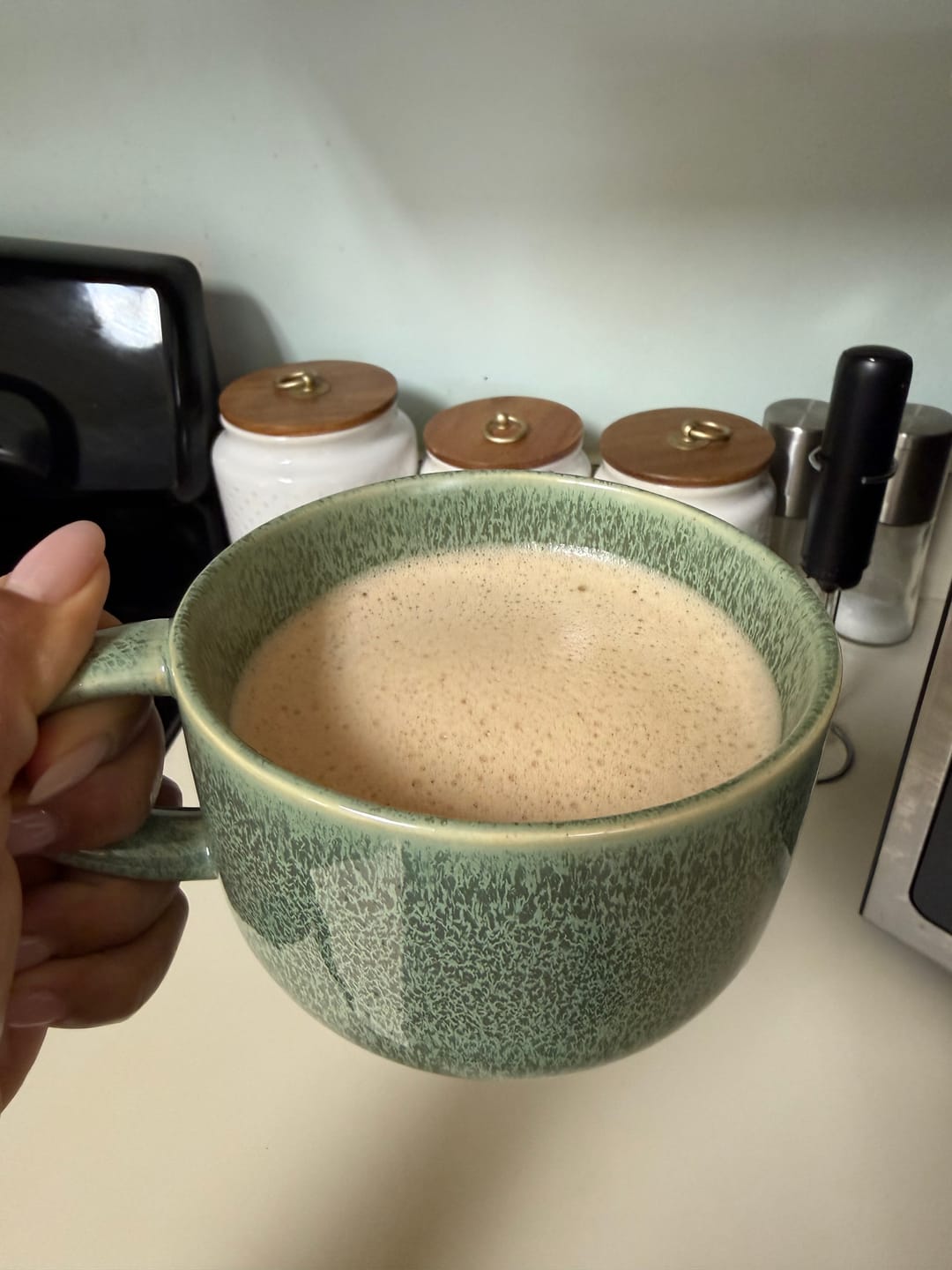 Customer photo review of Emerald Mug 16oz