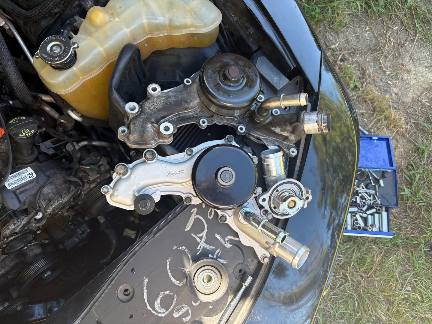 Customer photo review of HD Water Pump 2011-2024 V6 3.6L Dodge Charger Challenger & 300