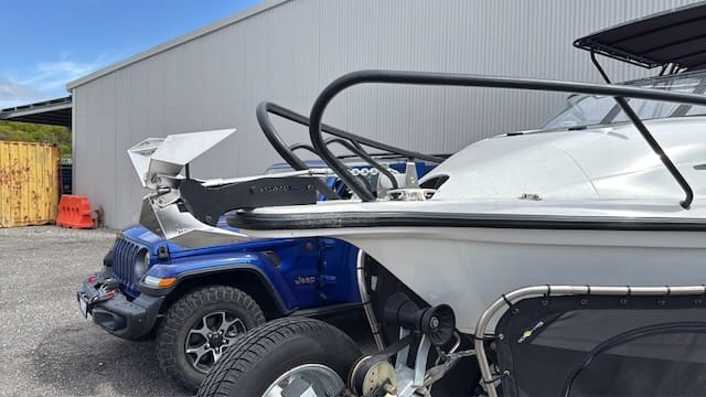 Customer photo review of All Terrain Boat Anchor for Sand, Mud & Reef | Boomer Anchors