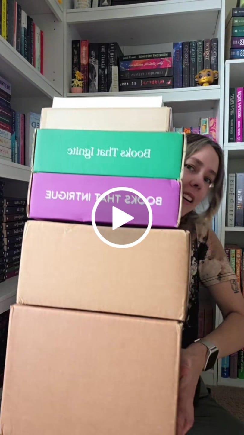 Customer video review of good girl book club subscription