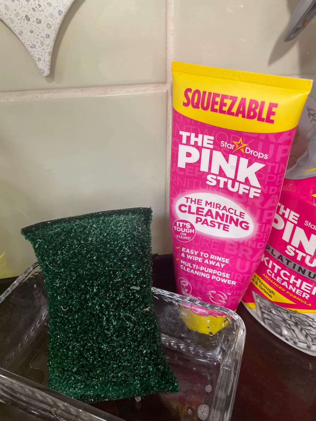 Customer photo review of משחה לניקוי כללי בשפורפרת THE PINK STUFF