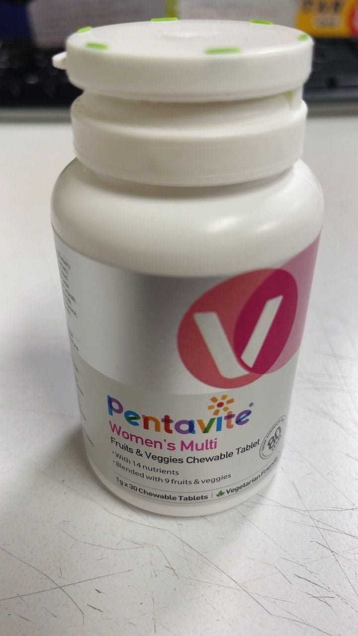 Customer photo review of Women’s Multi Fruits & Veggies Chewable Tablet