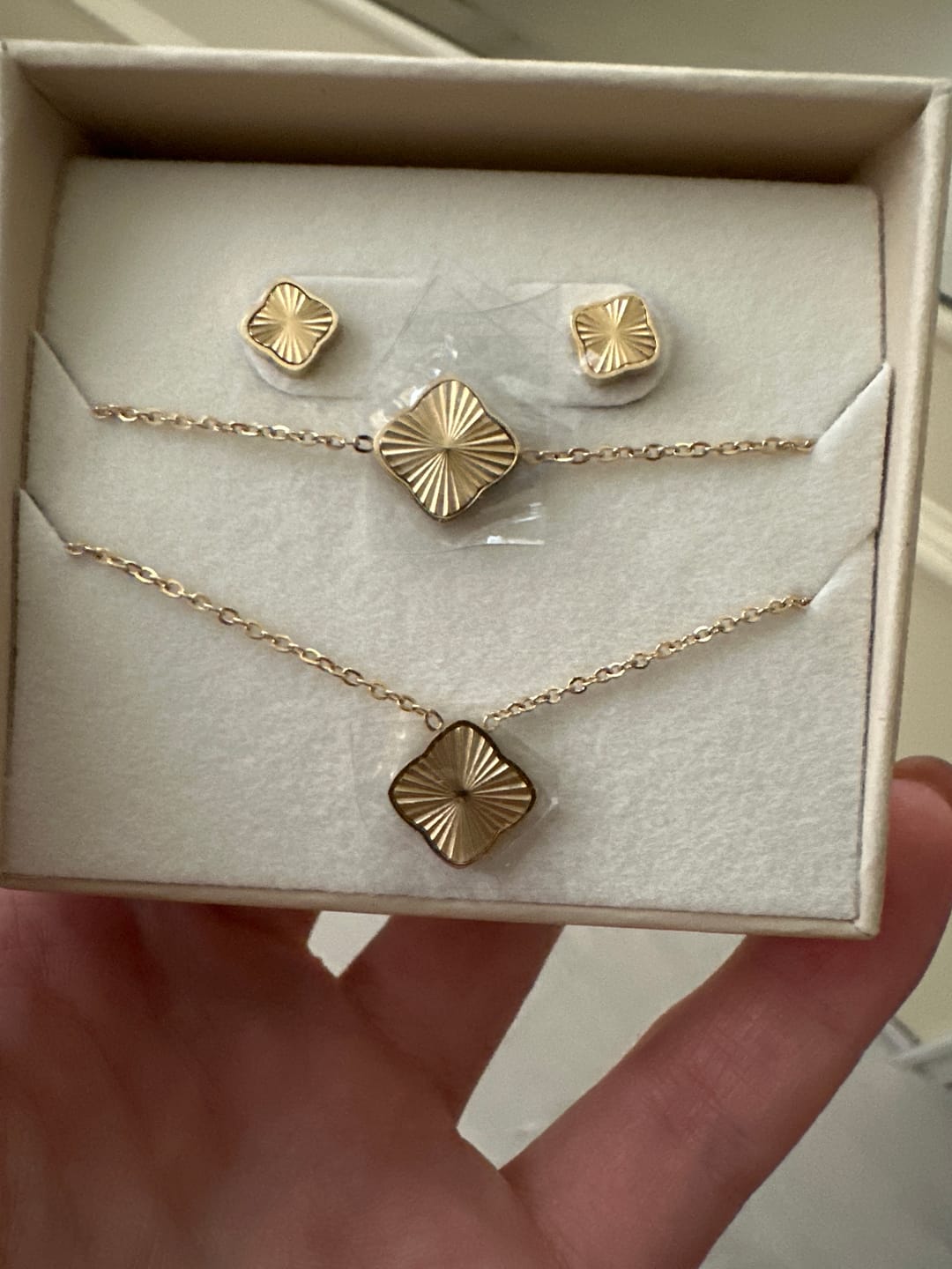 Customer photo review of Flora Gold Set