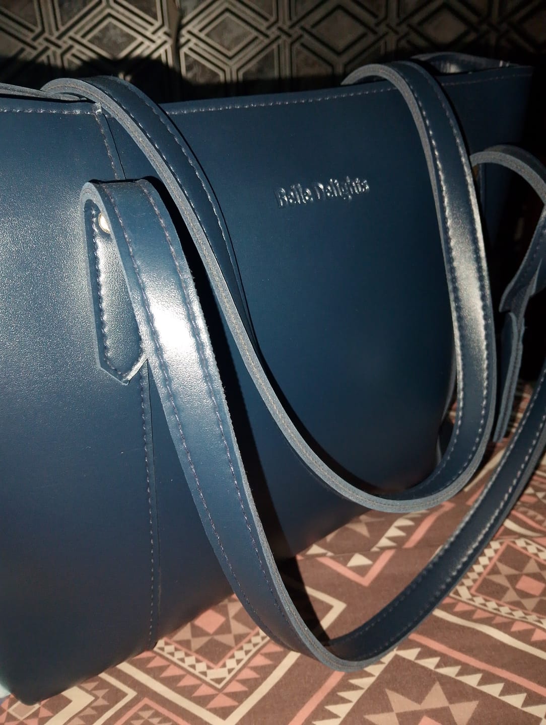 Customer photo review of Blue Belle The Tote Bag