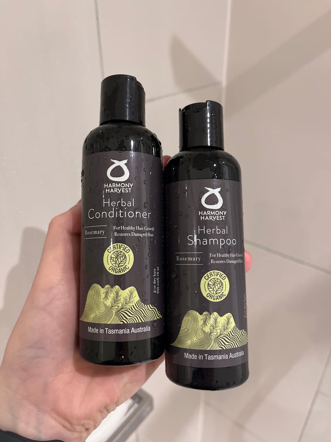 Customer photo review of Shampoo and Conditioner Rosemary