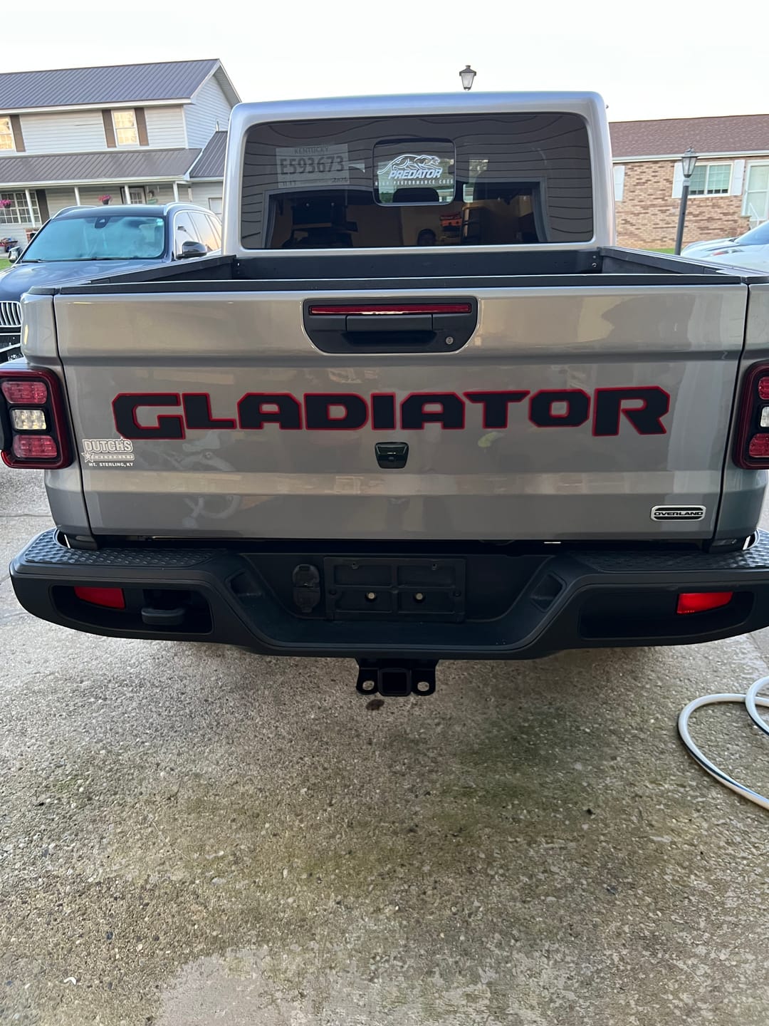 Customer photo review of JEEP Gladiator Emblem Overlay Decal Set | Fits 2020+ Jeep Gladiator