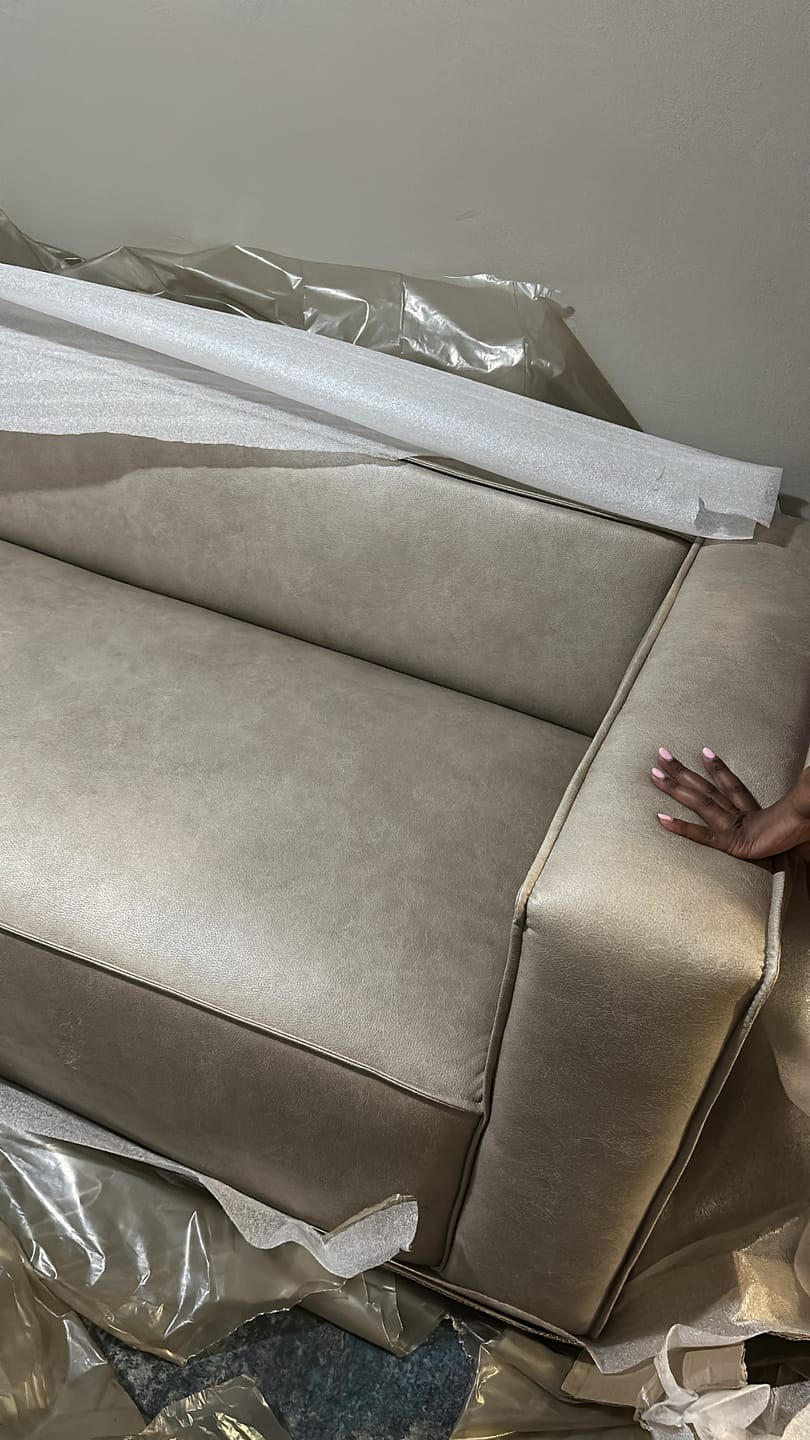 Customer photo review of Zola 3 Seater