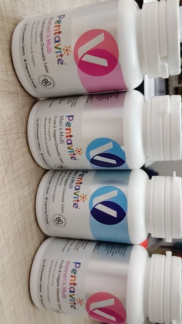 Customer photo review of Men’s Multi Fruits & Veggies Chewable Tablet