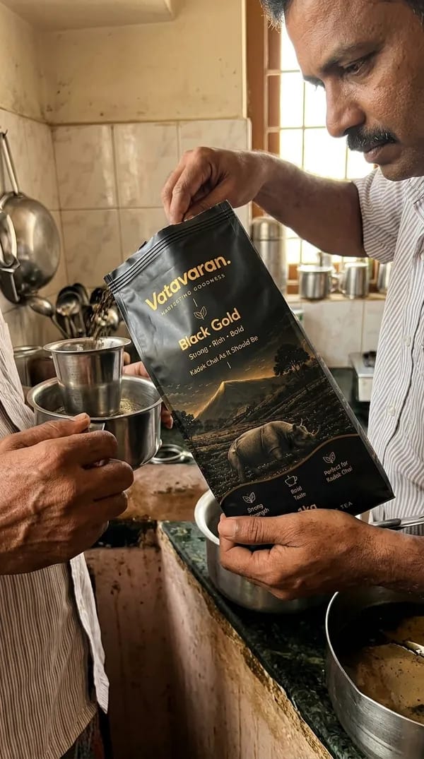 Customer photo review of Black Gold – Strong & Bold Assam Tea