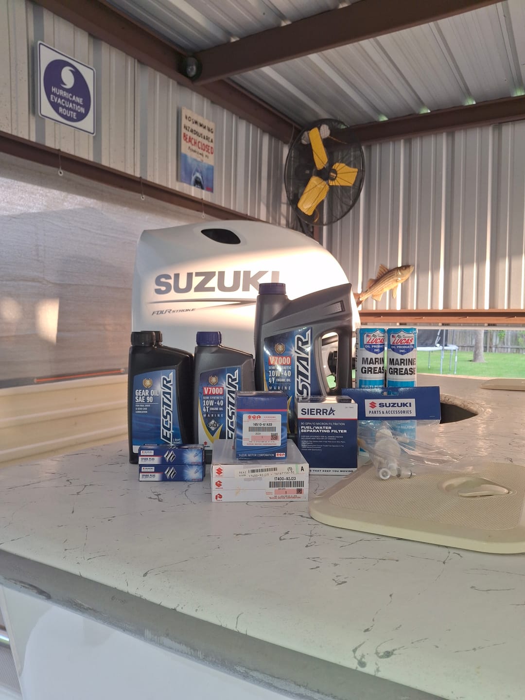 Customer photo review of Suzuki Outboard Oil Filter 16510-61A33