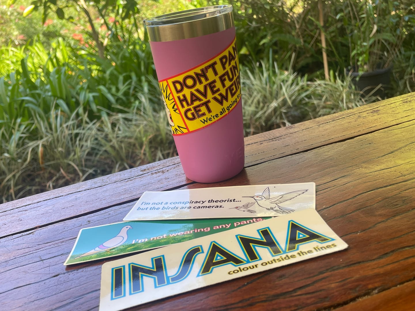 Customer photo review of Custom Bumper Stickers - High Tack Vinyl
