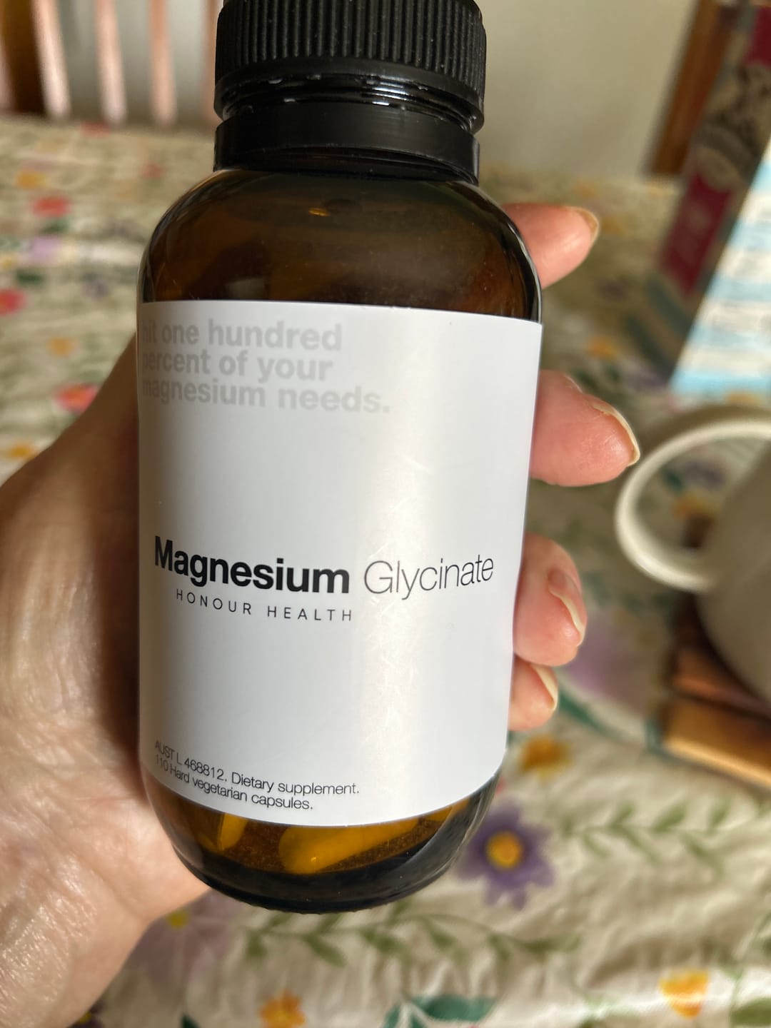 Customer photo review of Magnesium Glycinate (Pure & Unbuffered) - 110 Capsules