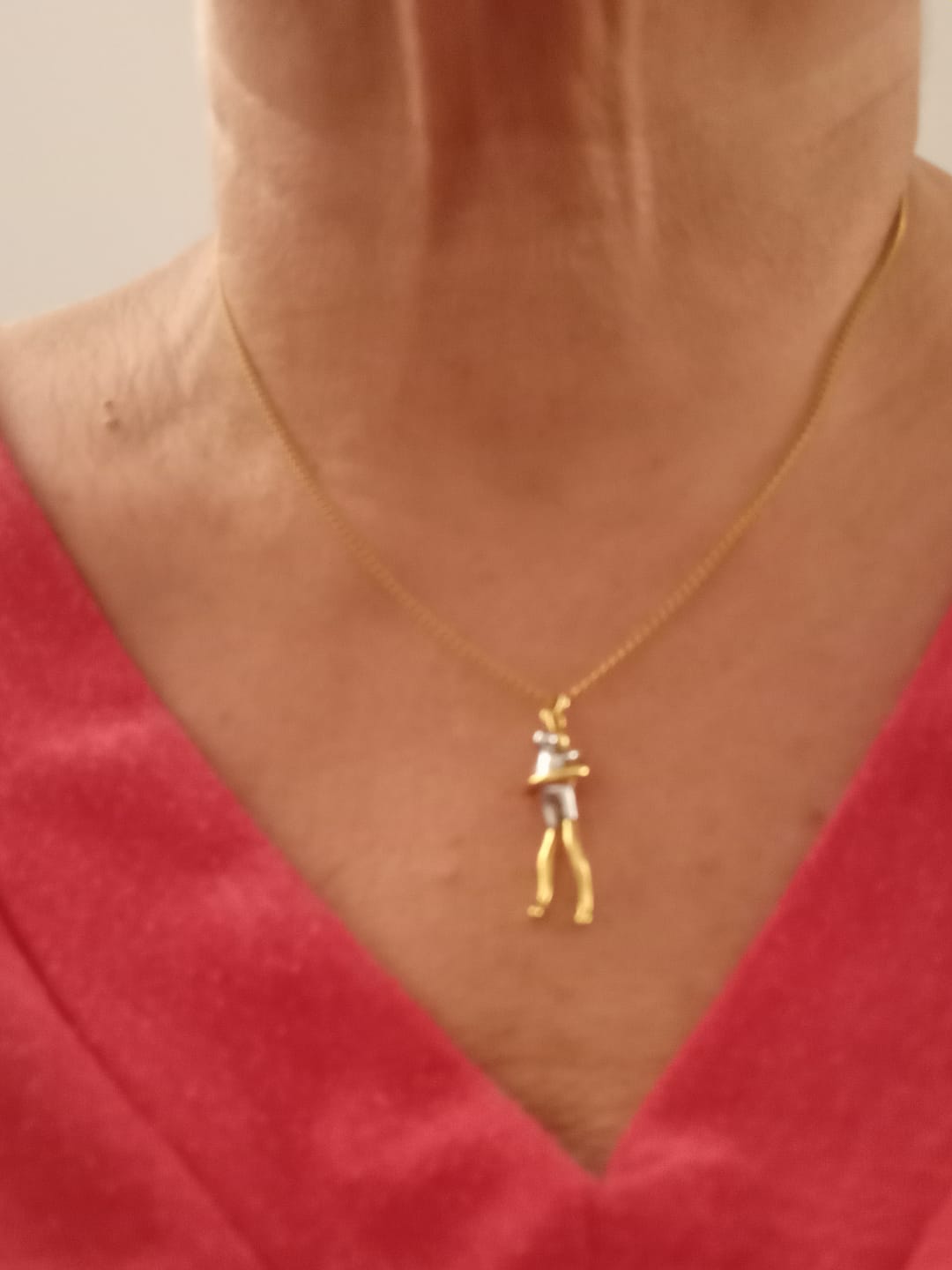 Customer photo review of Baby Hug Necklace