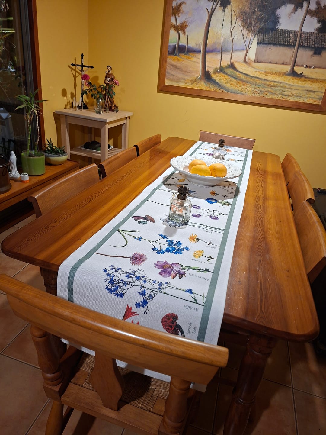 Customer photo review of Camino de mesa Flores del desierto de Atacama