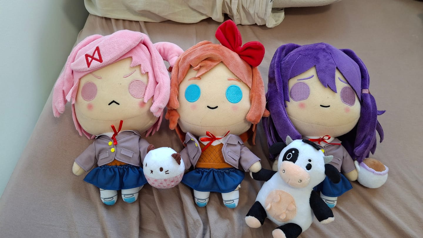 Customer photo review of Doki Doki Literature Club - Yuri Collector's Plush
