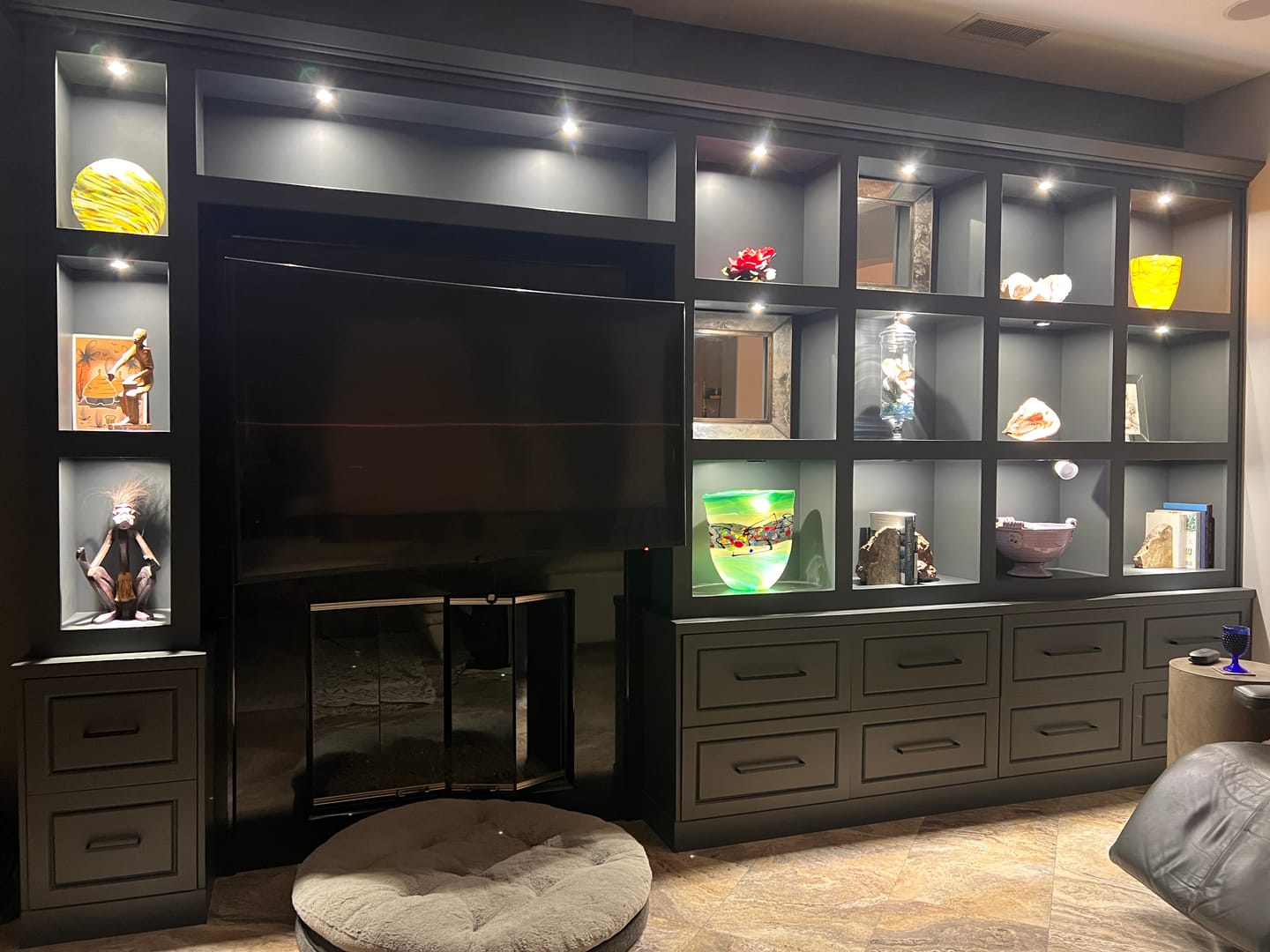 Customer photo review of DBF Super Thin Driverless Surface Mounted Ceiling Spot Light Not Dimmable 3W 5W 7W 9W LED Downlight for Cabinet Showcase Photo