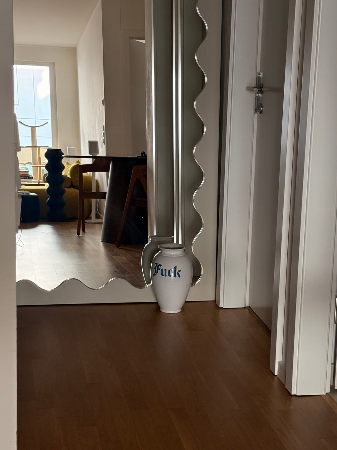 Customer photo review of Fuck Love Vase