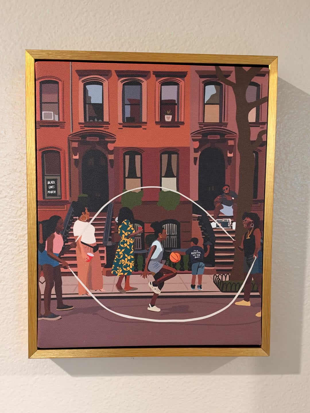 Customer photo review of Juneteenth Canvas