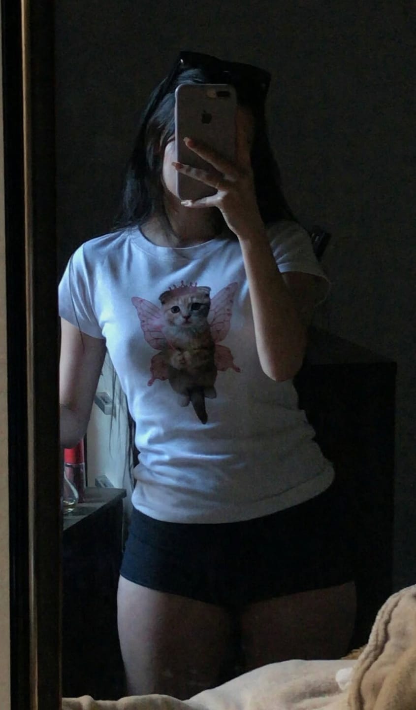 Customer photo review of Polera Mi Hada Madrina — (mujer, blanca)