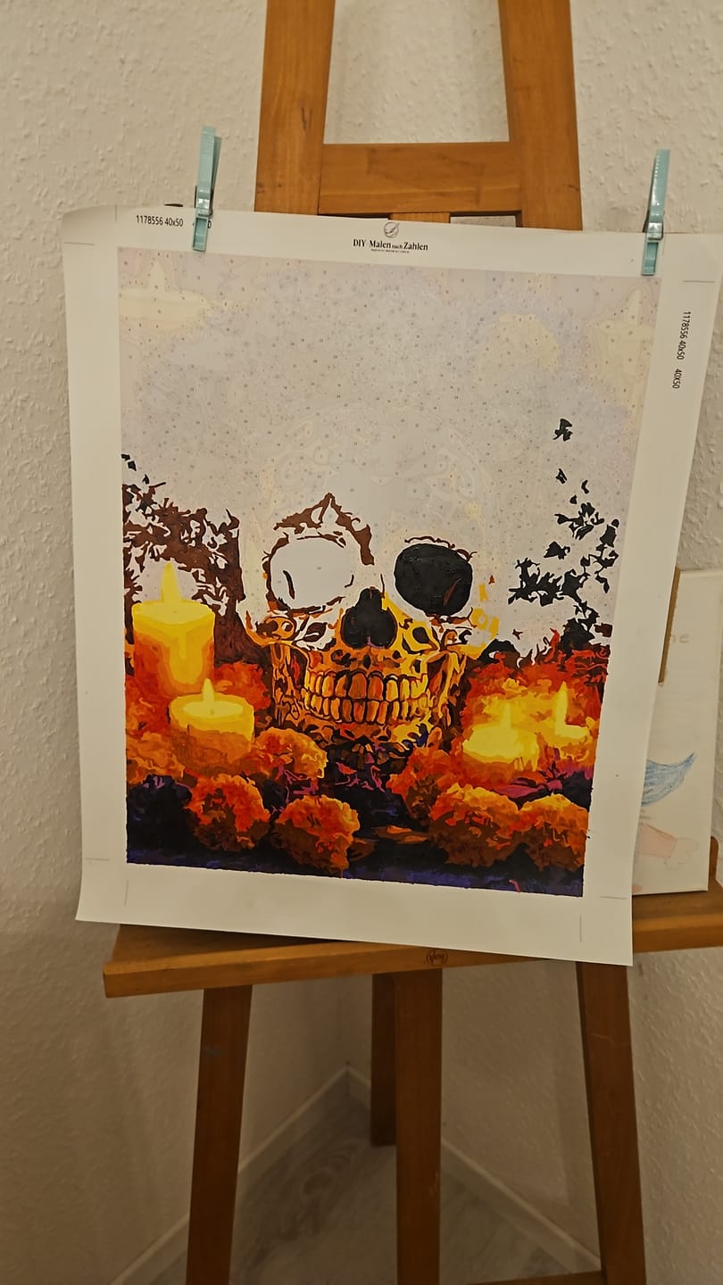 Customer photo review of Malen nach Zahlen - Día de los Muertos Tribut