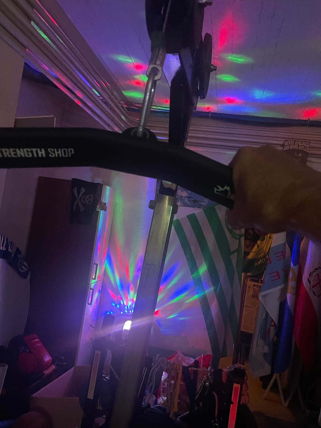 Customer photo review of Triceps Grip / Flat Push Down Bar - Tricepatops