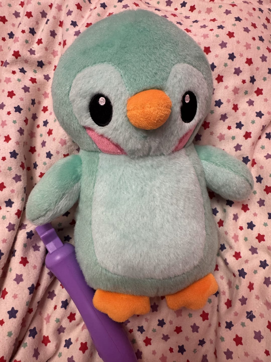 Customer photo review of Peluche Pinta en la oscuridad
