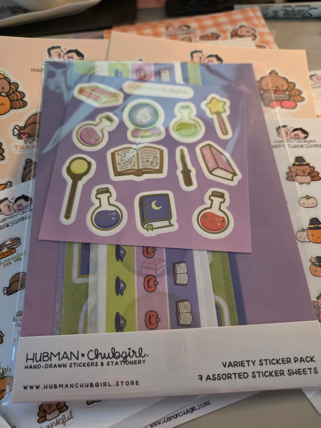 Customer photo review of Froggy Sorcery Variety Sticker Pack